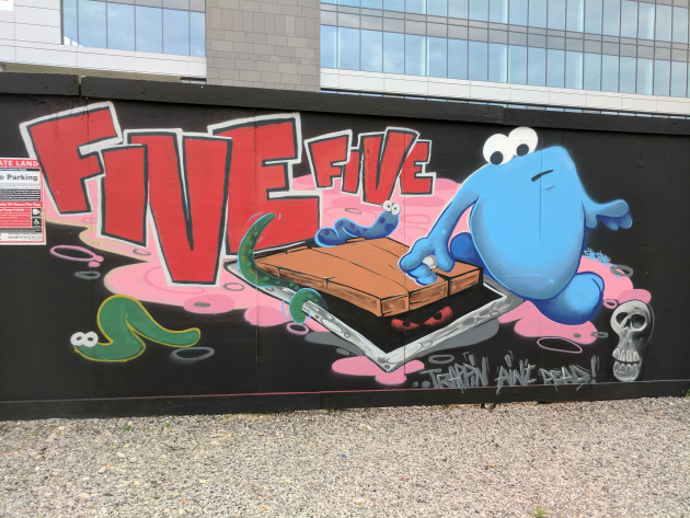 Trap Door graffiti